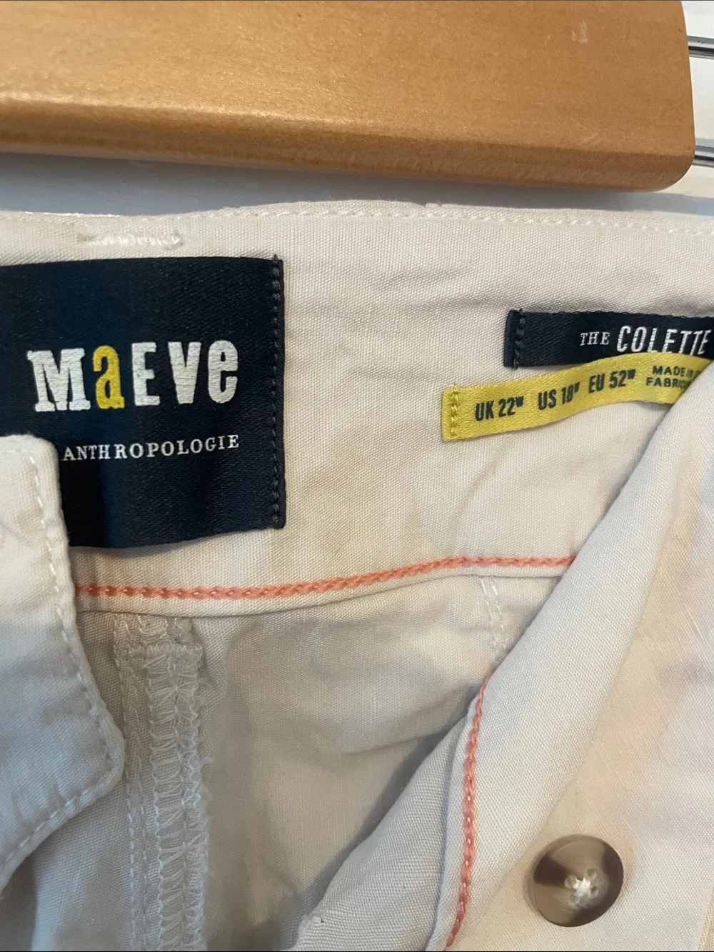 Maeve Anthropologie Colette Wide Leg Crop Pants 18W